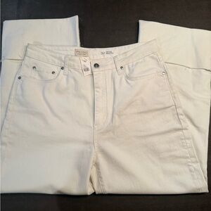 Pilcro Off-White Denim Pants